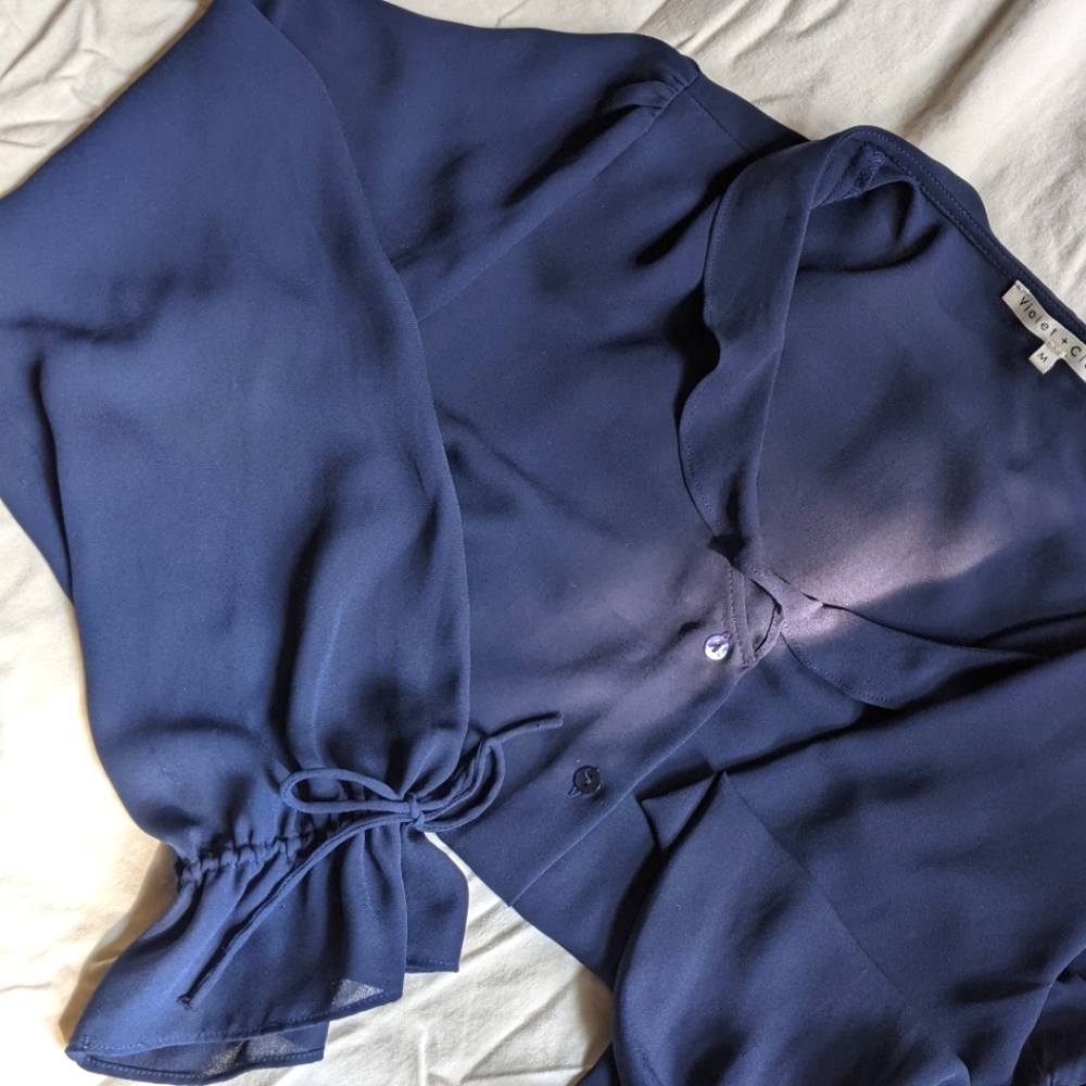 Summery blue blouse